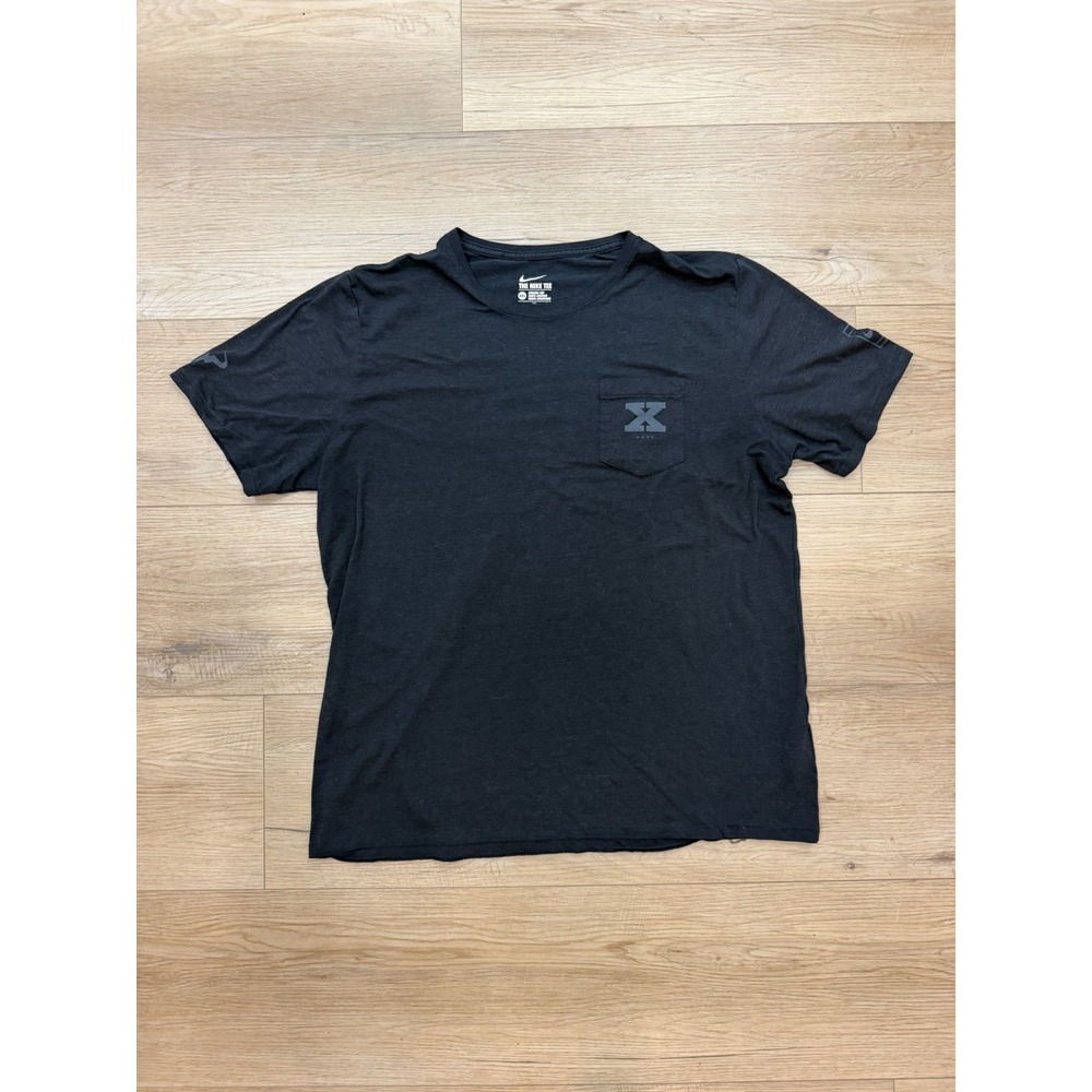 Nike Rafael Nadal Dri-FIT T Shirt Mens XXL Black MMXV 2015 Tennis Pocket Tee